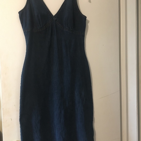 SIZE 9 DENIM DRESS - Picture 1 of 3